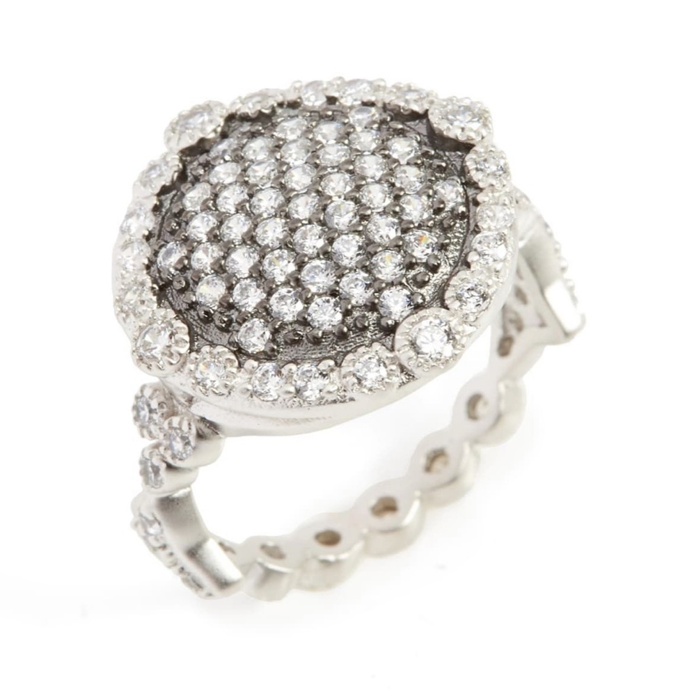 Freida Rothman pave cocktail ring